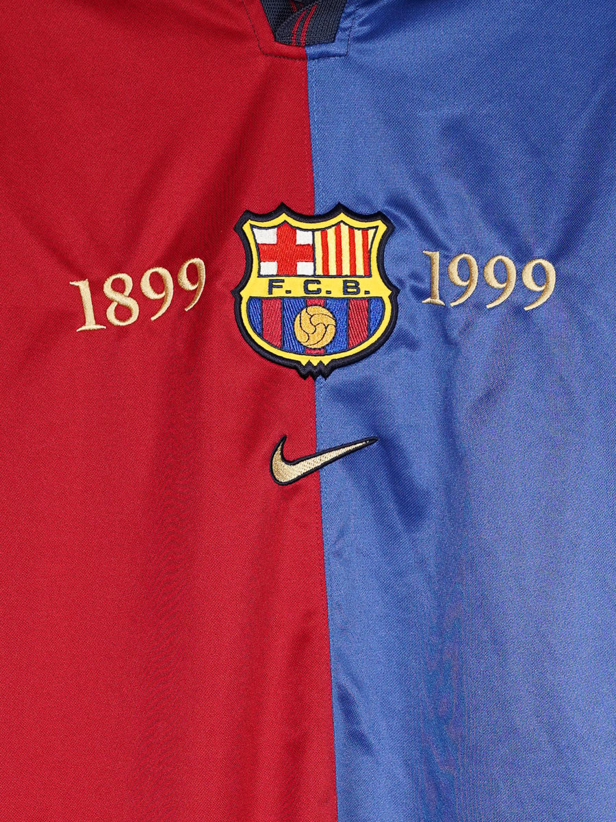 FC Barcelona Home Shirt 1999/00 Kluivert 9 (XL)