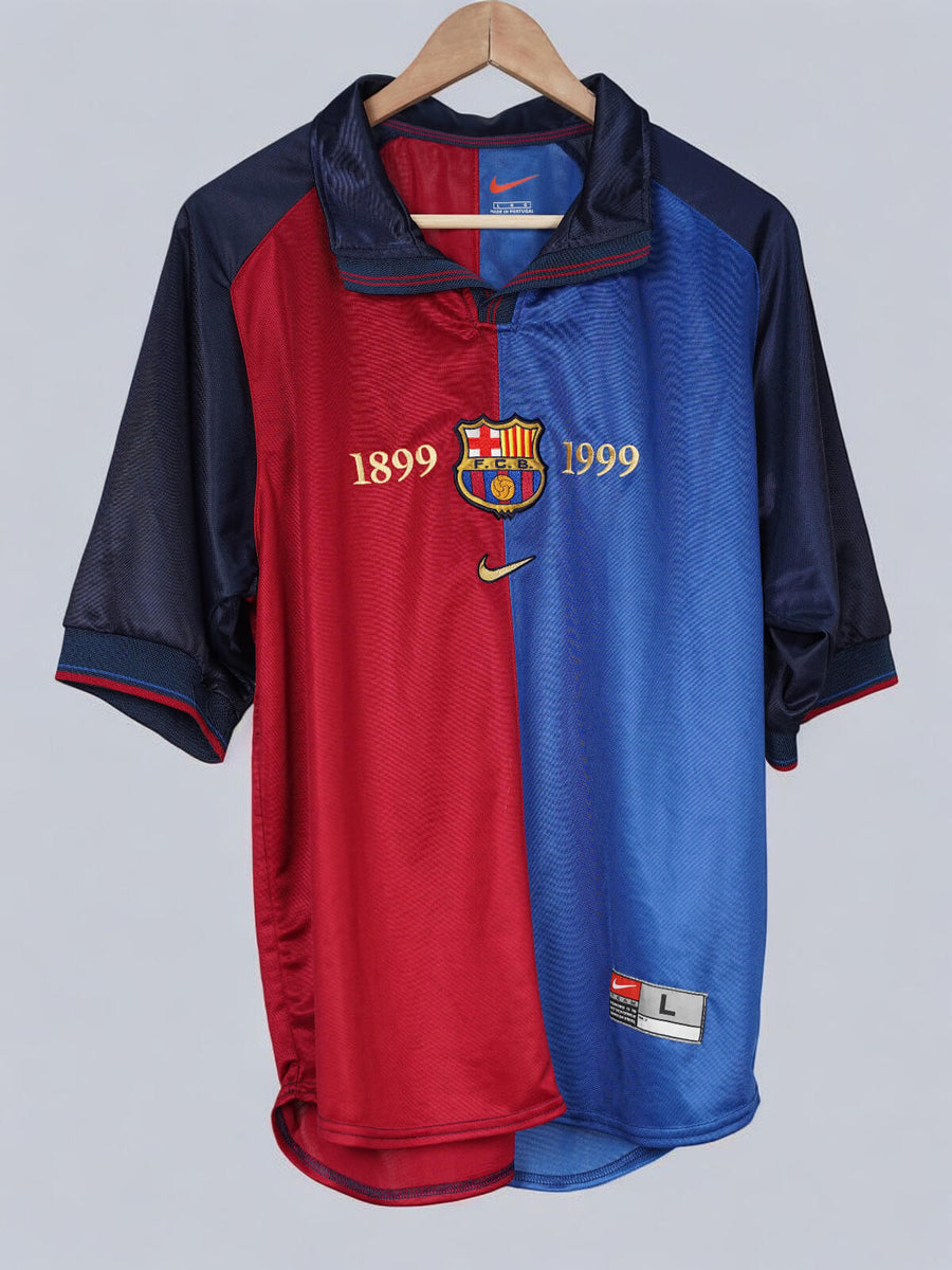 FC Barcelona Home Shirt 1999/00 (L)