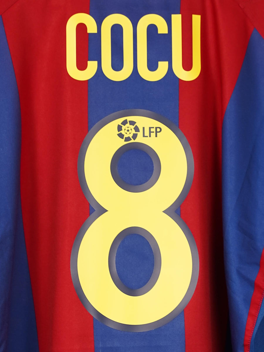 FC Barcelona Home Shirt 2002/3 Cocu 8 (XL)