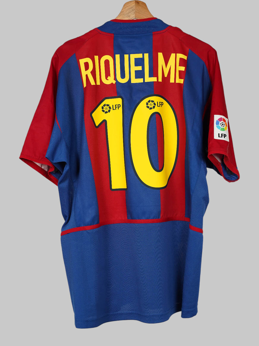 FC Barcelona Home Shirt 2002/3 Riquelme 10 (L)