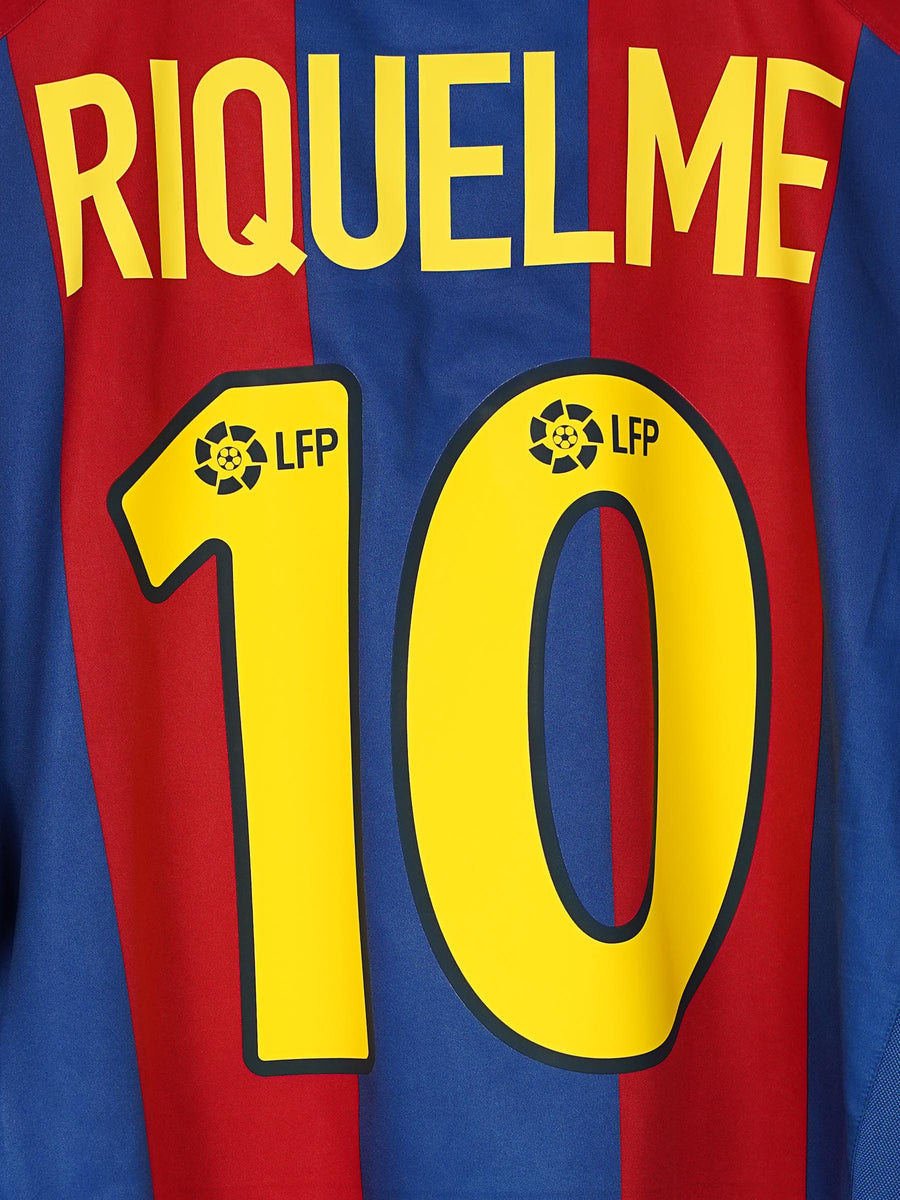 FC Barcelona Home Shirt 2002/3 Riquelme 10 (L)