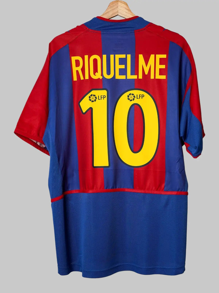 FC Barcelona Home Shirt 2002/3 Riquelme 10 (L)