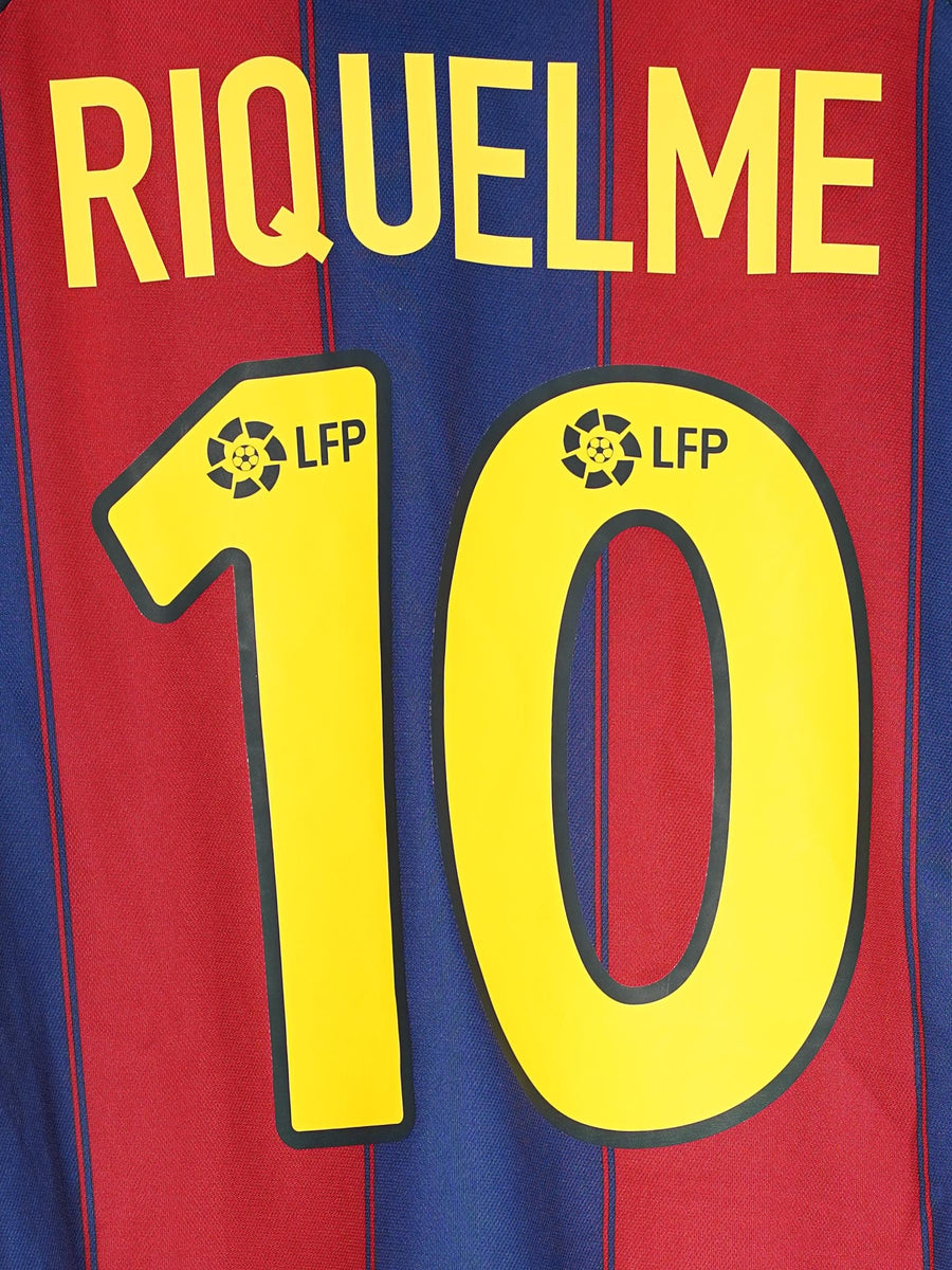 FC Barcelona Home Shirt 2003/4 Riquelme 10 (L)