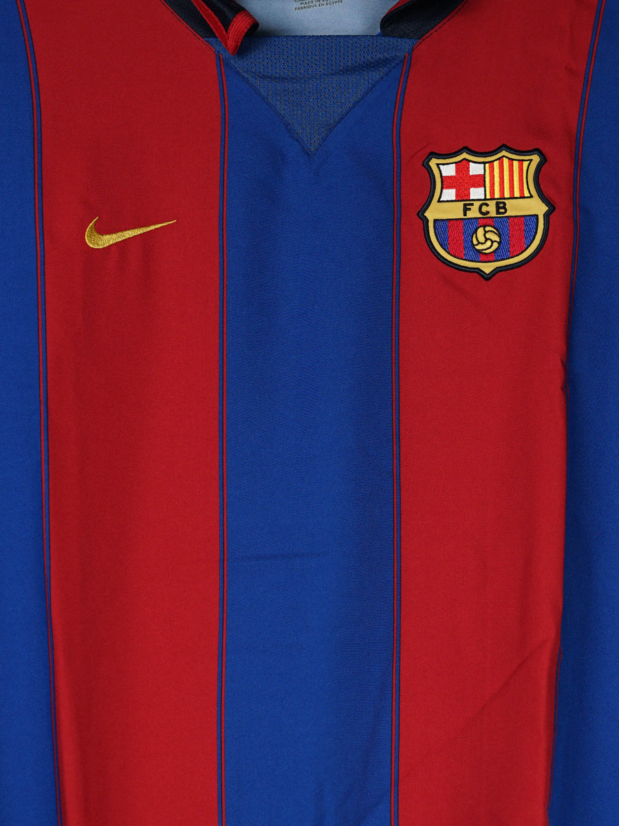 FC Barcelona Home Shirt 2003/4 Ronaldinho 10 (XXL)