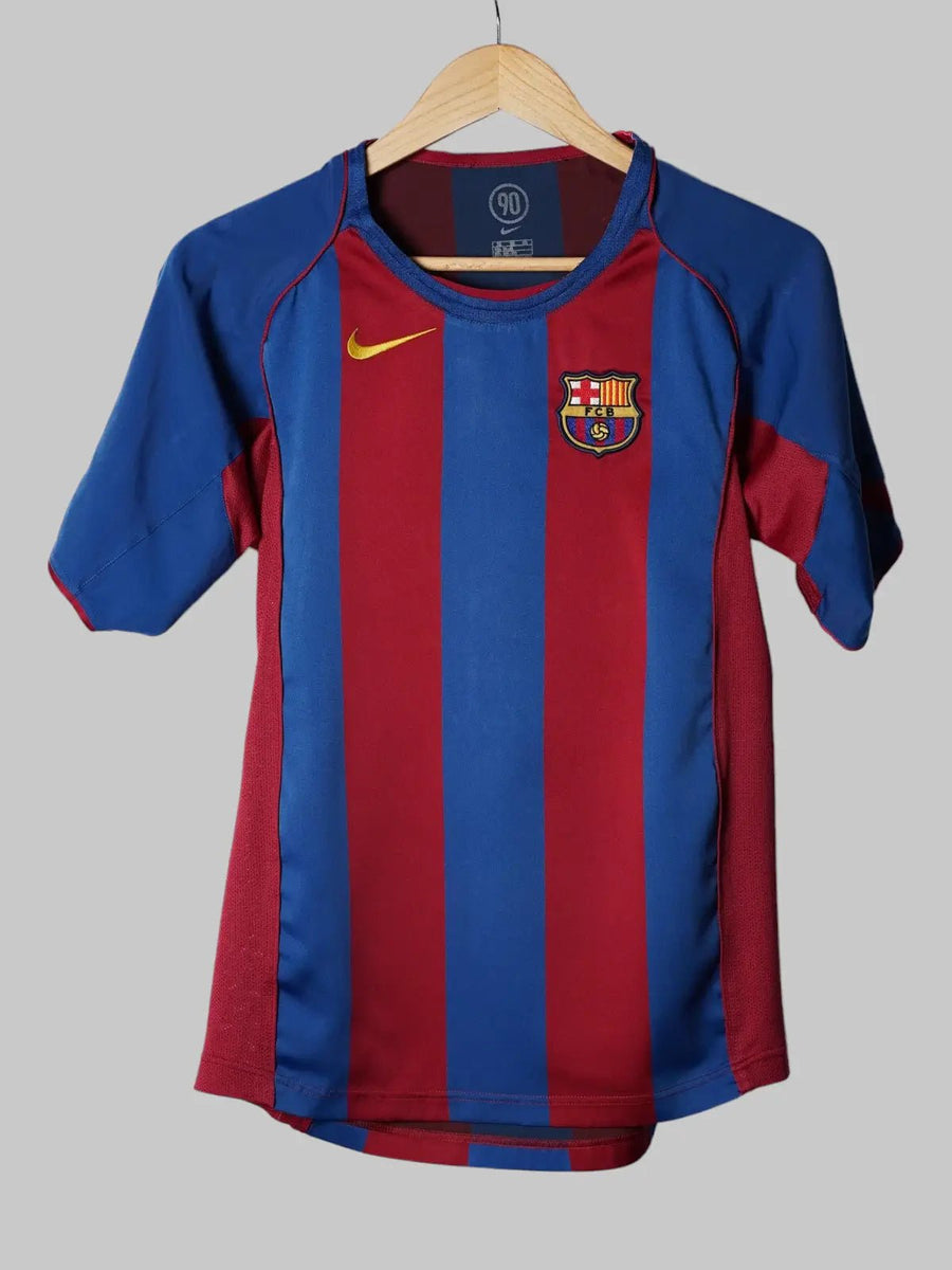 FC Barcelona Home Shirt 2004/5 (XL Kids)