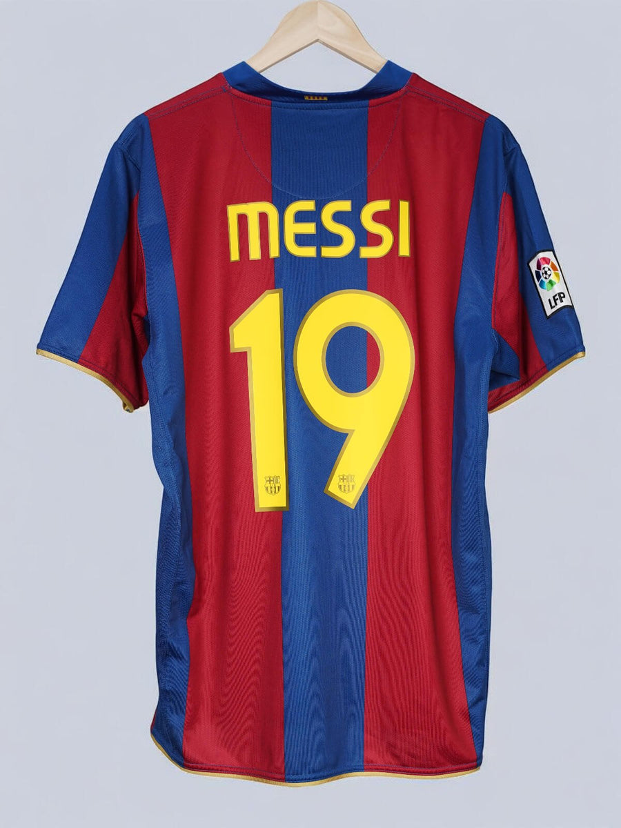 FC Barcelona Home Shirt 2007/8 Messi 19 (L)