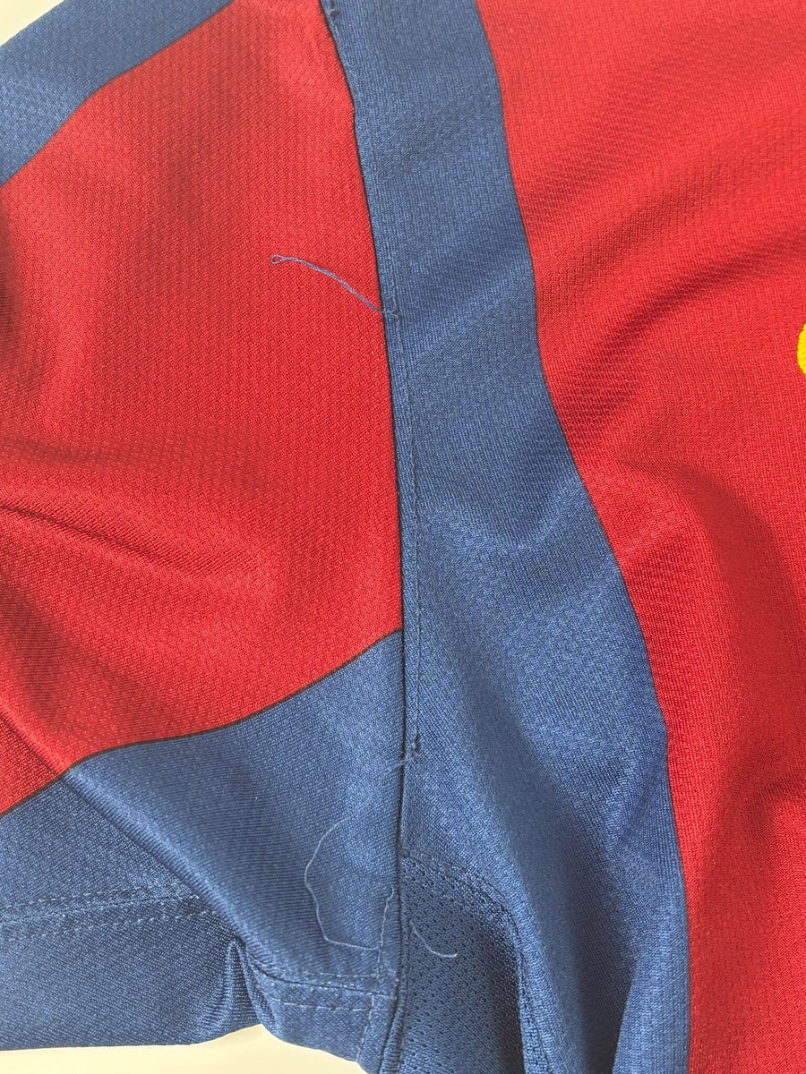 FC Barcelona Home Shirt 2007/8 Ronaldinho 10 (L)