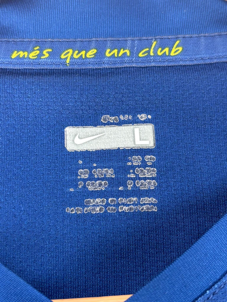 FC Barcelona Home Shirt 2007/8 Ronaldinho 10 (L)