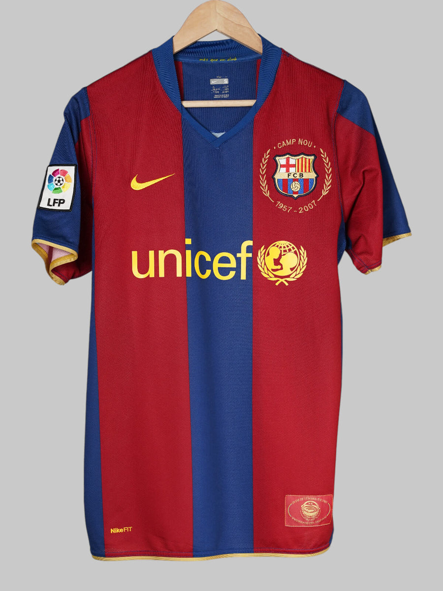 FC Barcelona Home Shirt 2007/8 (S)