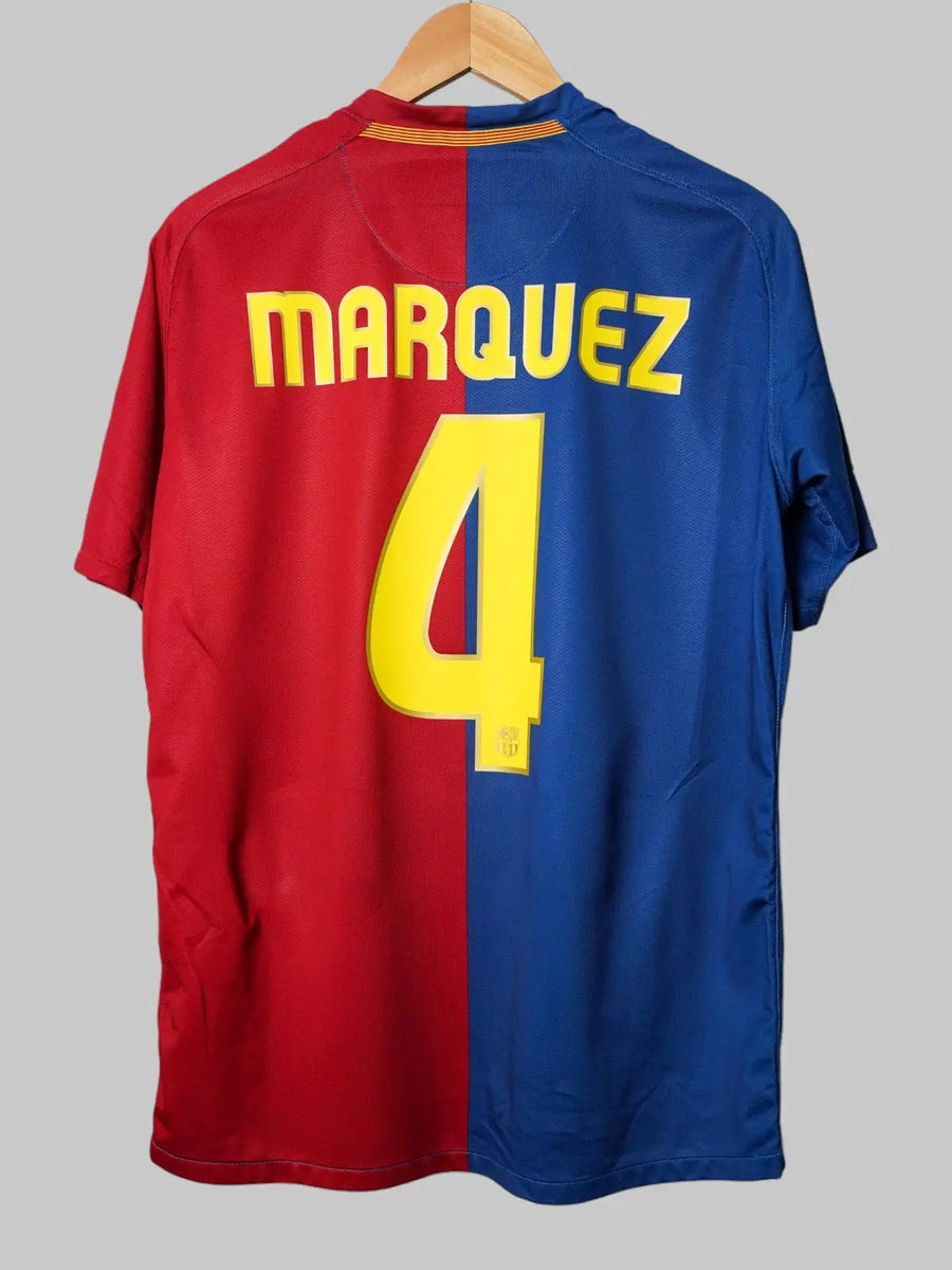 FC Barcelona Home Shirt 2008/9 Marquez 4 (M)