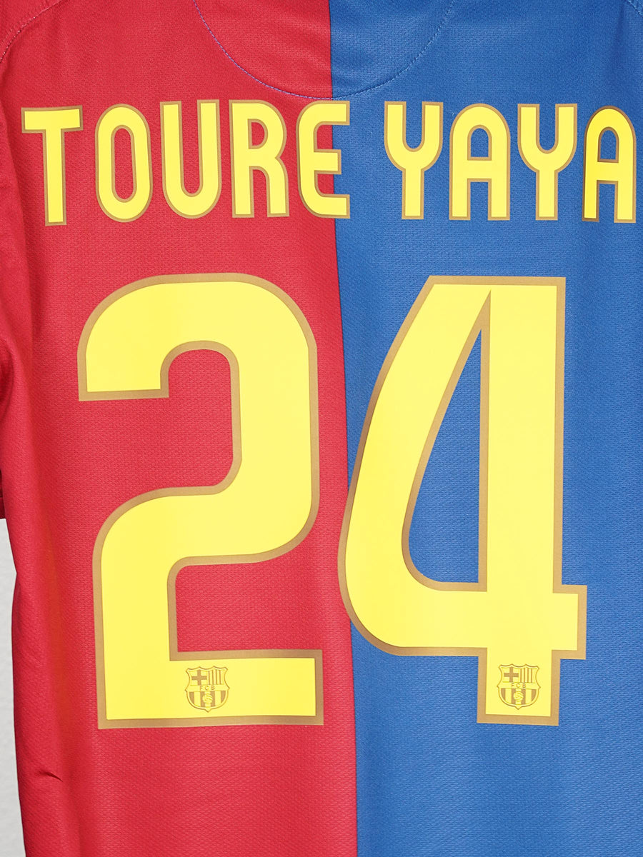 FC Barcelona Home Shirt 2008/9 Toure Yaya 24 (M)