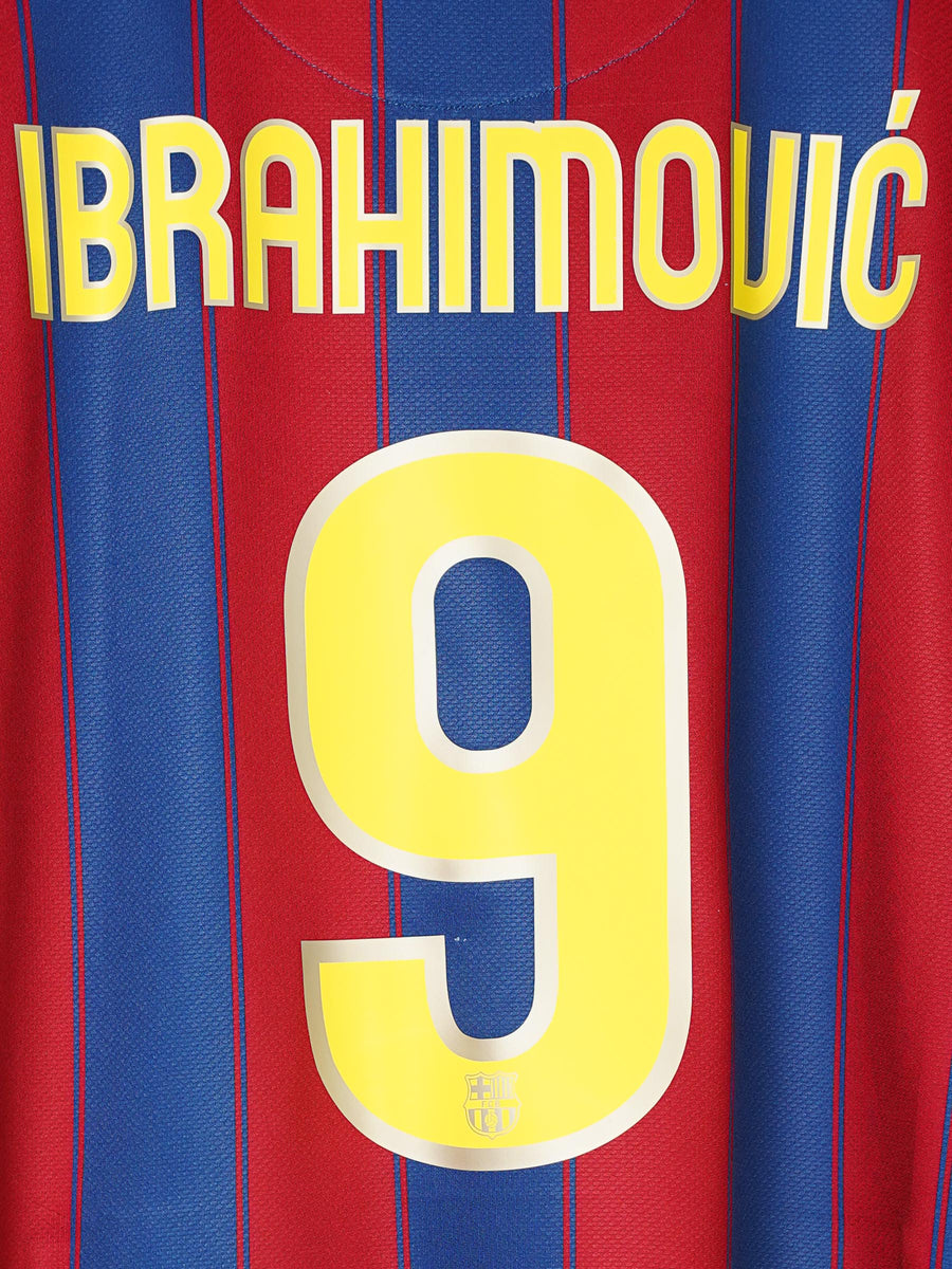 FC Barcelona Home Shirt 2009/10 Ibrahimovic 9 (L)
