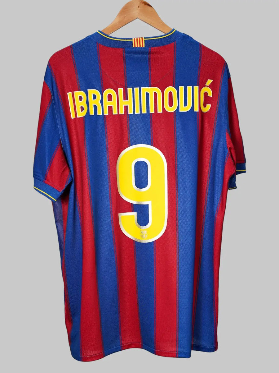 FC Barcelona Home Shirt 2009/10 Ibrahimovic 9 (XL)