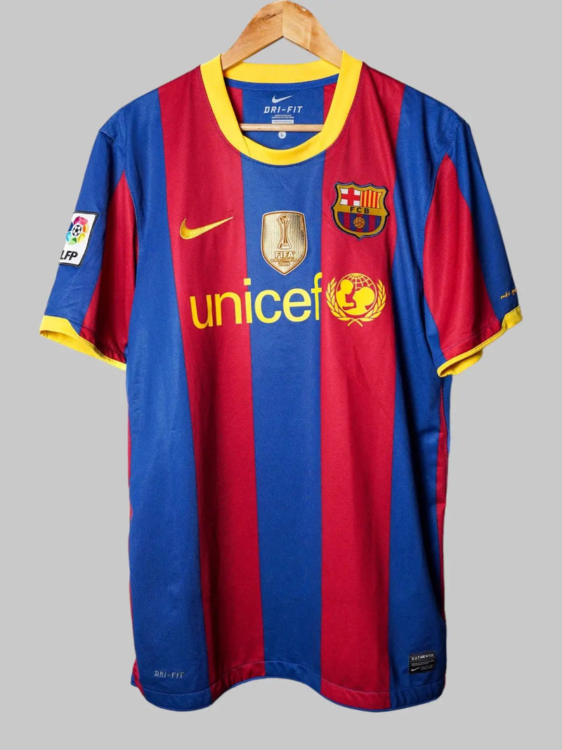 FC Barcelona Home Shirt 2010/11 David Villa 7 (L)