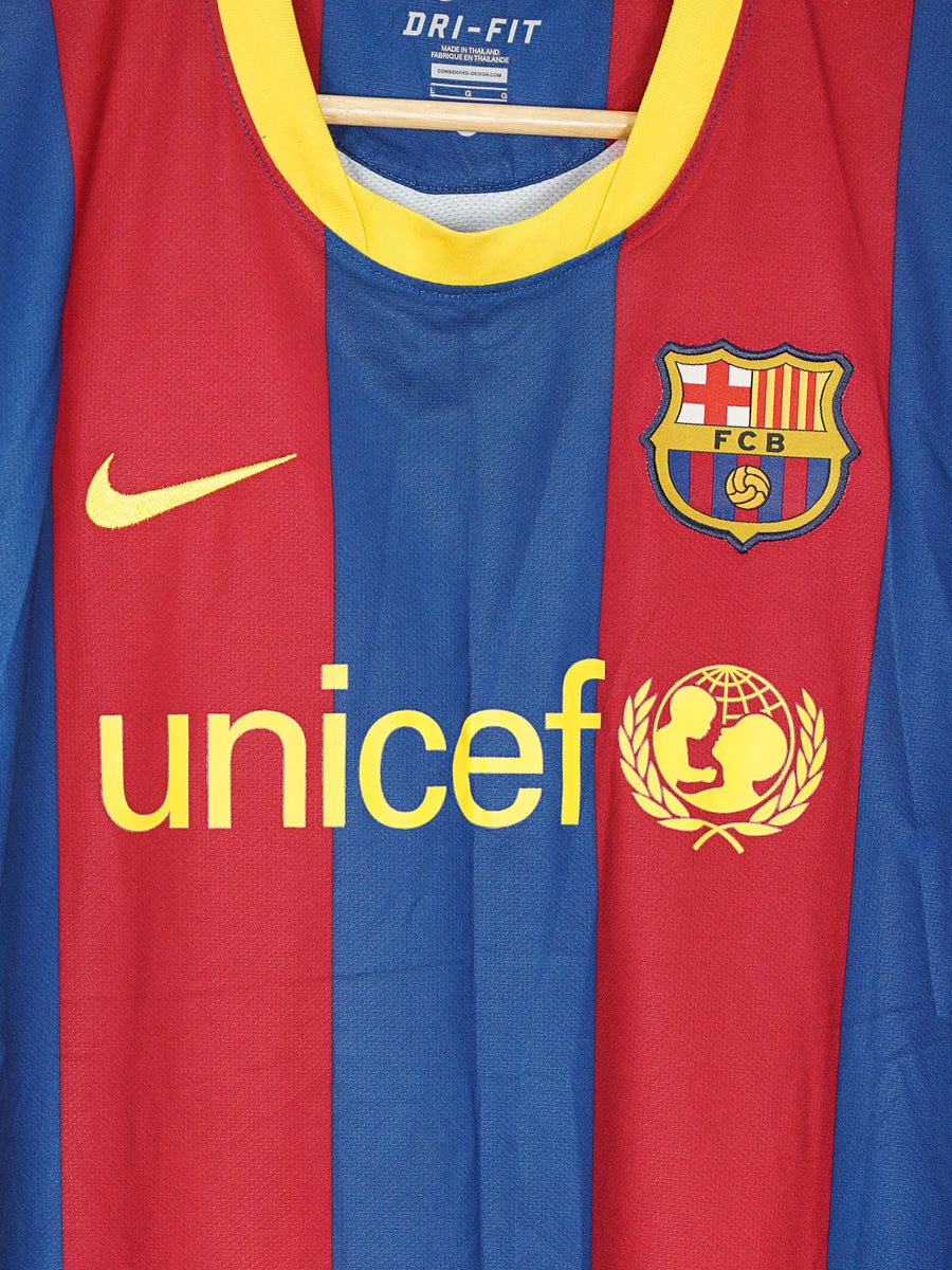 FC Barcelona Home Shirt 2010/11 Messi 10 (L)