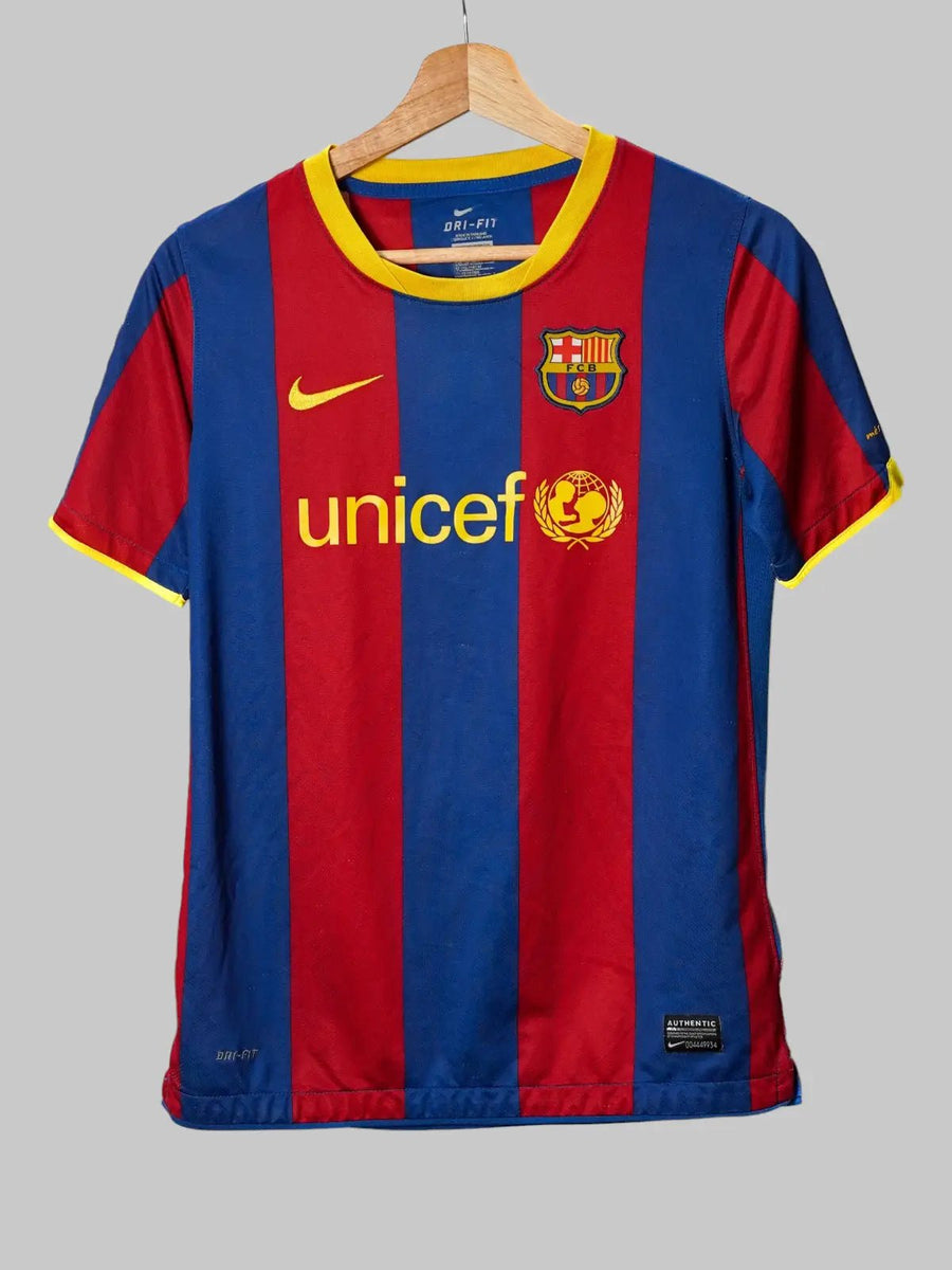 FC Barcelona Home Shirt 2010/11 Messi 10 (L Kids)