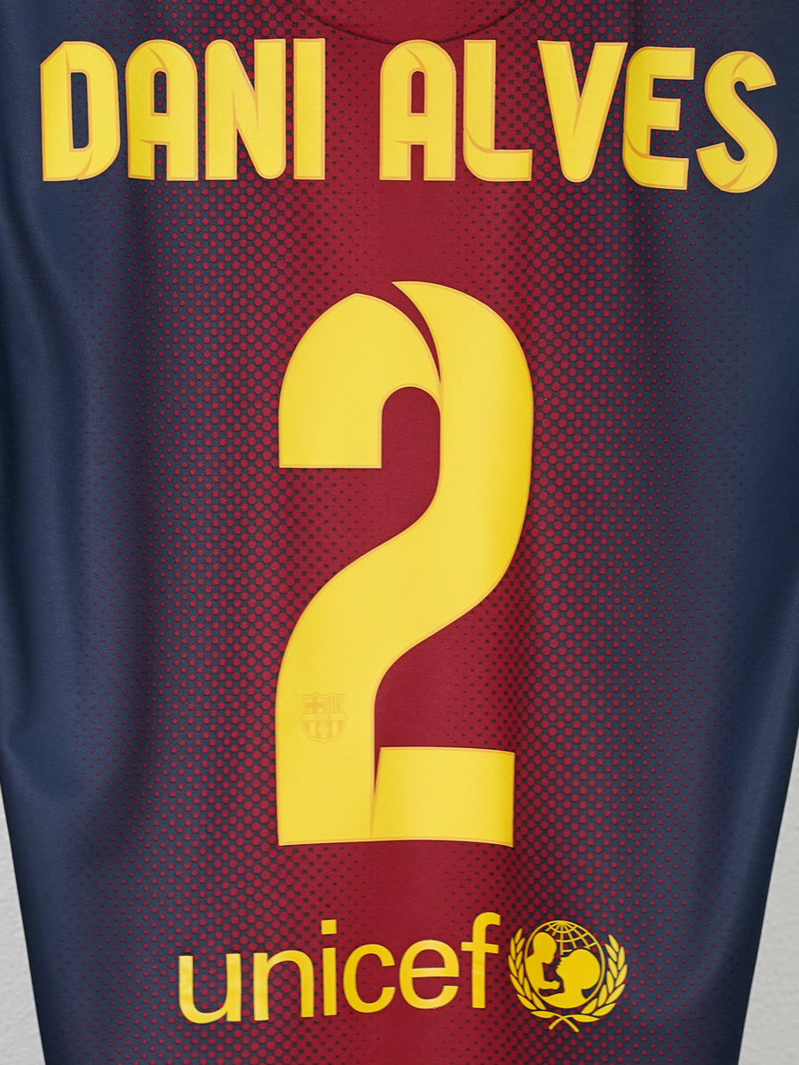 FC Barcelona Home Shirt 2012/13 Dani Alves 22 (S)