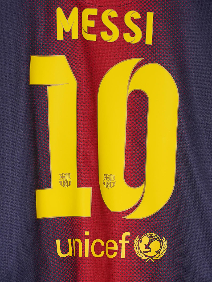 FC Barcelona Home Shirt 2012/13 Messi 10 (L)
