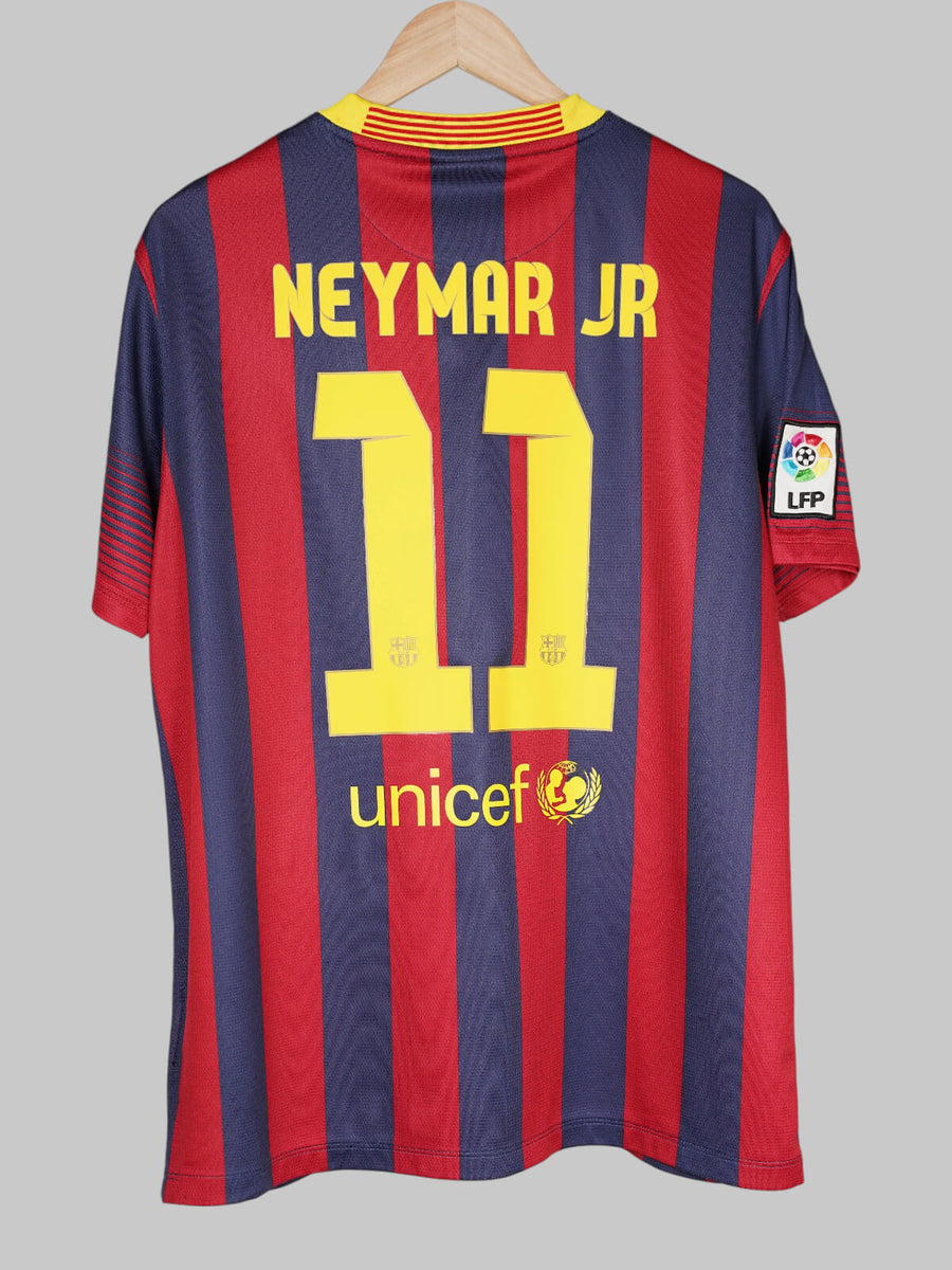 FC Barcelona Home Shirt 2013/14 Neymar Jr 11 (L)