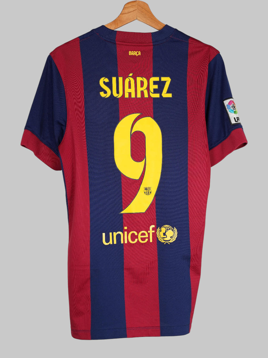 FC Barcelona Home Shirt 2014/15 Suarez 9 (S)