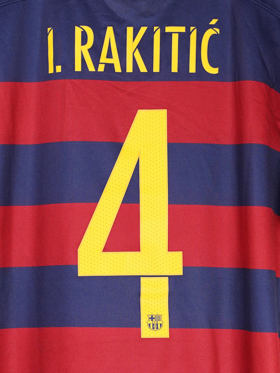 FC Barcelona Home Shirt 2015/16 I.Rakitic 4 (L)
