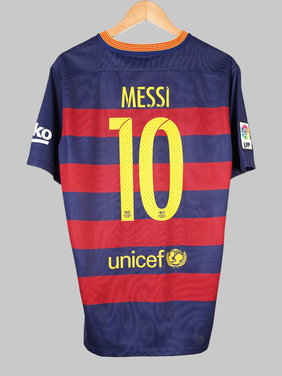 FC Barcelona Home Shirt 2015/16 Messi 10 (L)
