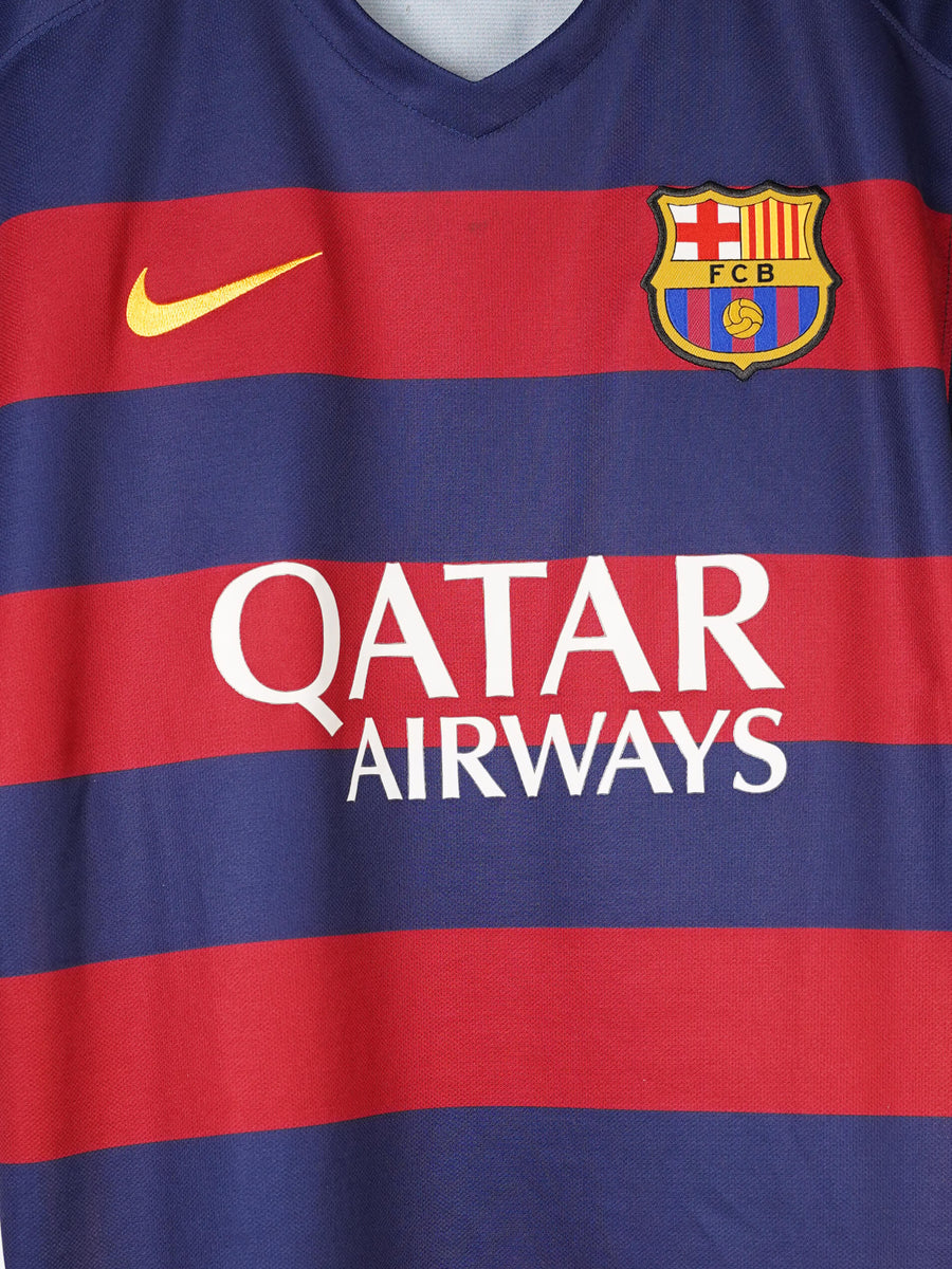 FC Barcelona Home Shirt 2015/16 Messi 10 (L)