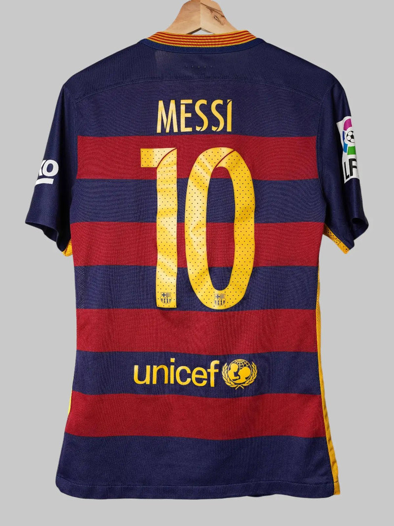 FC Barcelona Home Shirt 2015/16 Player Issue Messi 10 (S)