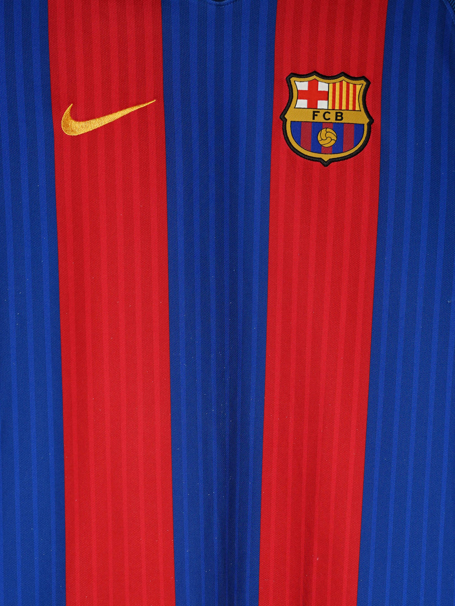 FC Barcelona Home Shirt 2016/17 Suarez 9 (L)