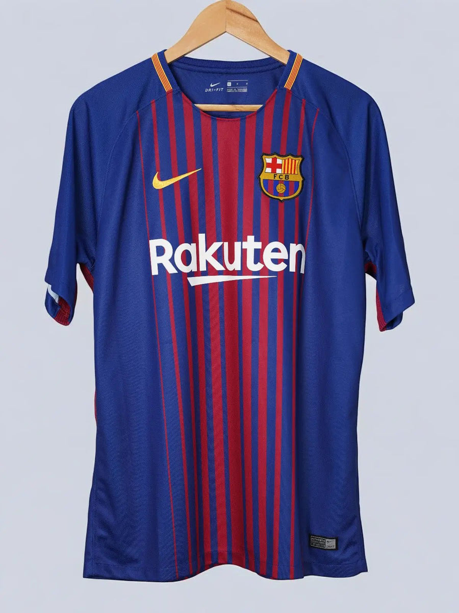 FC Barcelona Home Shirt 2017/18 A.Iniesta 8 (L)