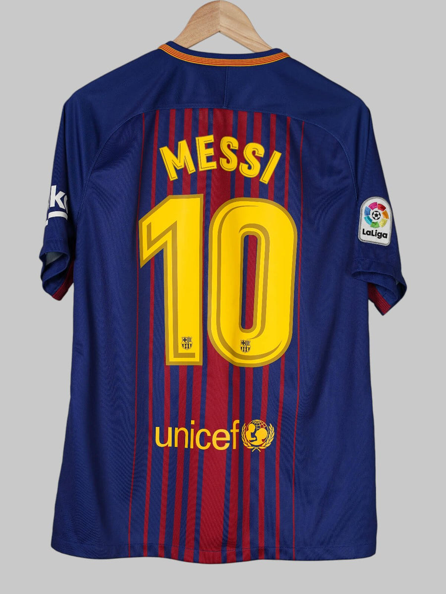 FC Barcelona Home Shirt 2017/18 Messi 10 (L)