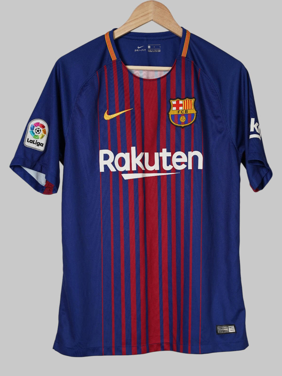 FC Barcelona Home Shirt 2017/18 Messi 10 (L)