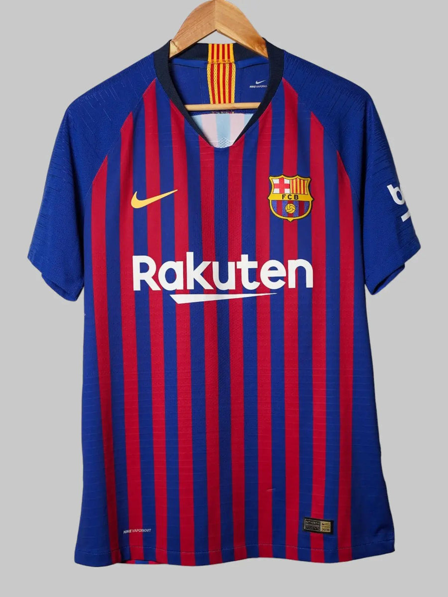 FC Barcelona Home Shirt 2018/19 Messi 10 Player Issue (M)