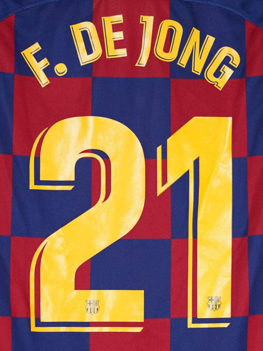 FC Barcelona Home Shirt 2019/20 De Jong 21 (L)