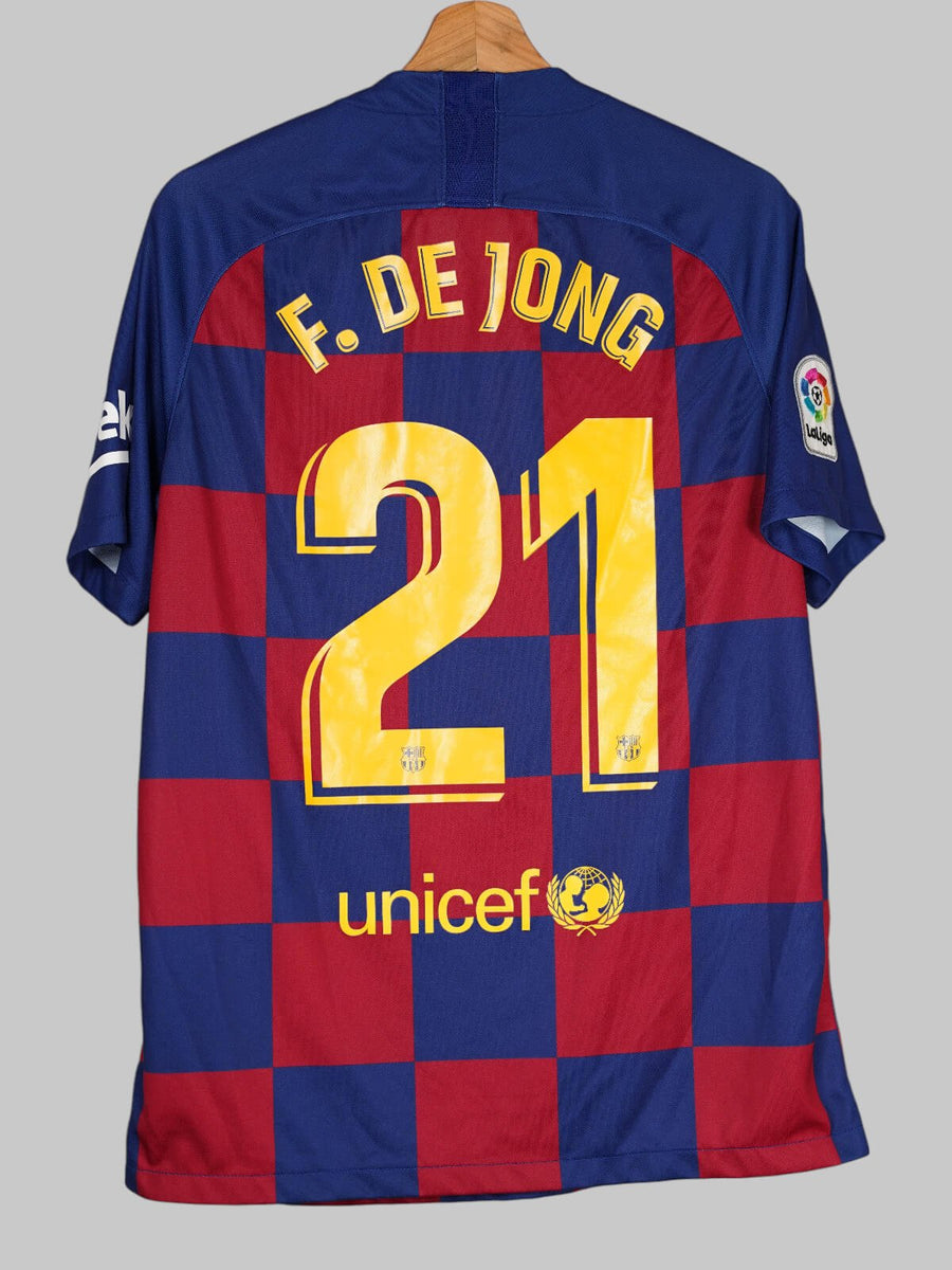 FC Barcelona Home Shirt 2019/20 De Jong 21 (L)