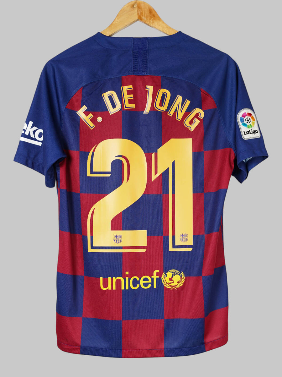 FC Barcelona Home Shirt 2019/20 F. de Jong 21 (M)