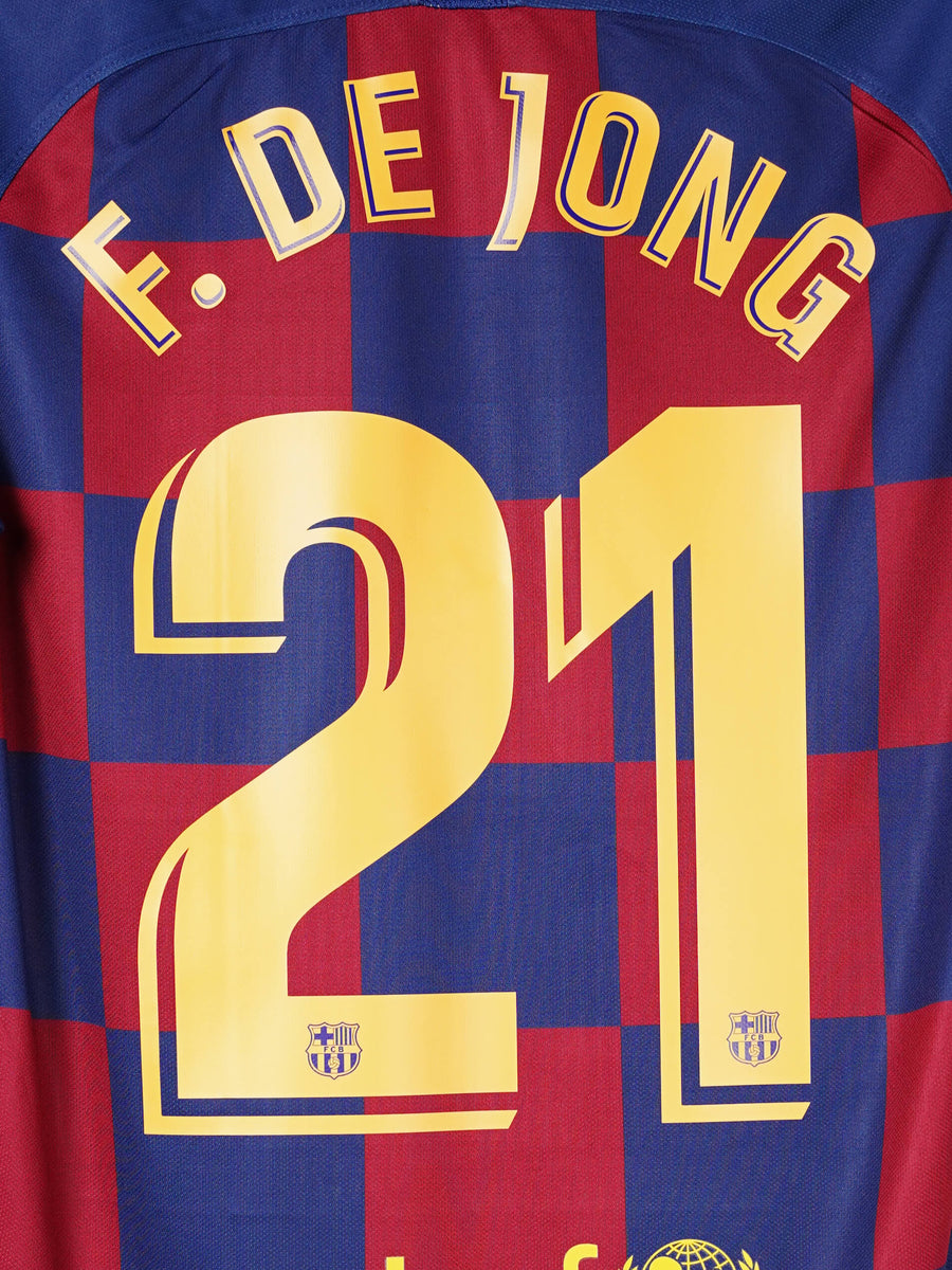 FC Barcelona Home Shirt 2019/20 F. de Jong 21 (M)