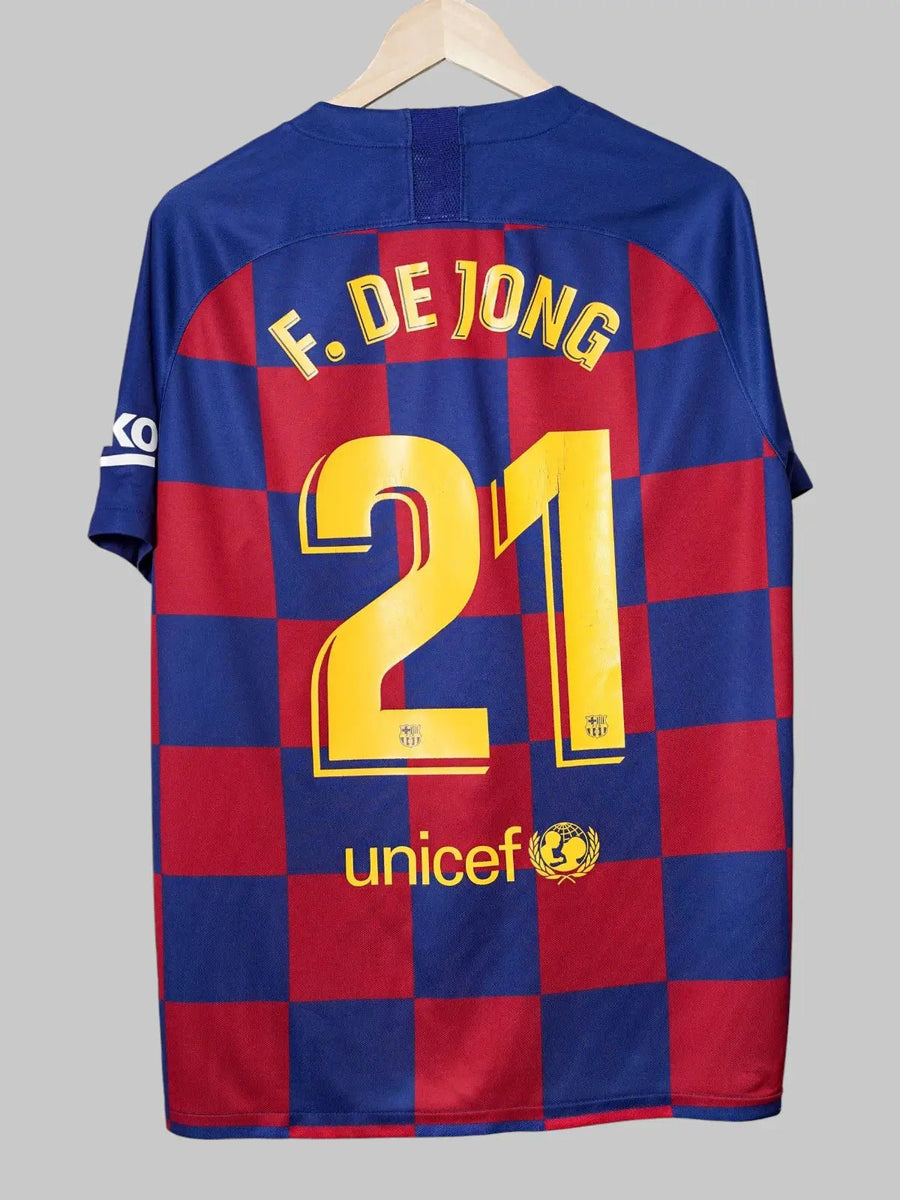 FC Barcelona Home Shirt 2019/20 F. De Jong 21 (XL)
