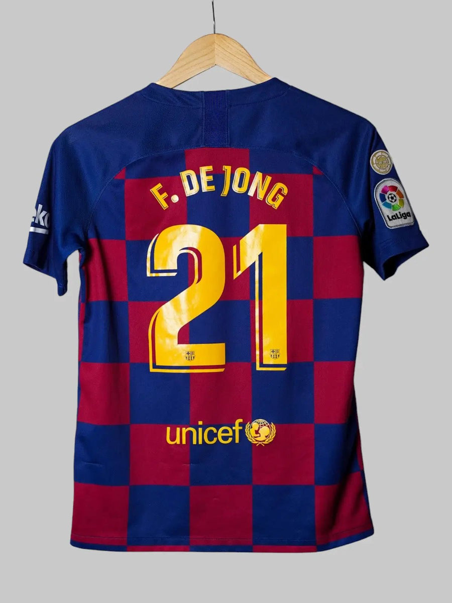 FC Barcelona Home Shirt 2019/20 Frenkie De Jong 21 (XL Kids)