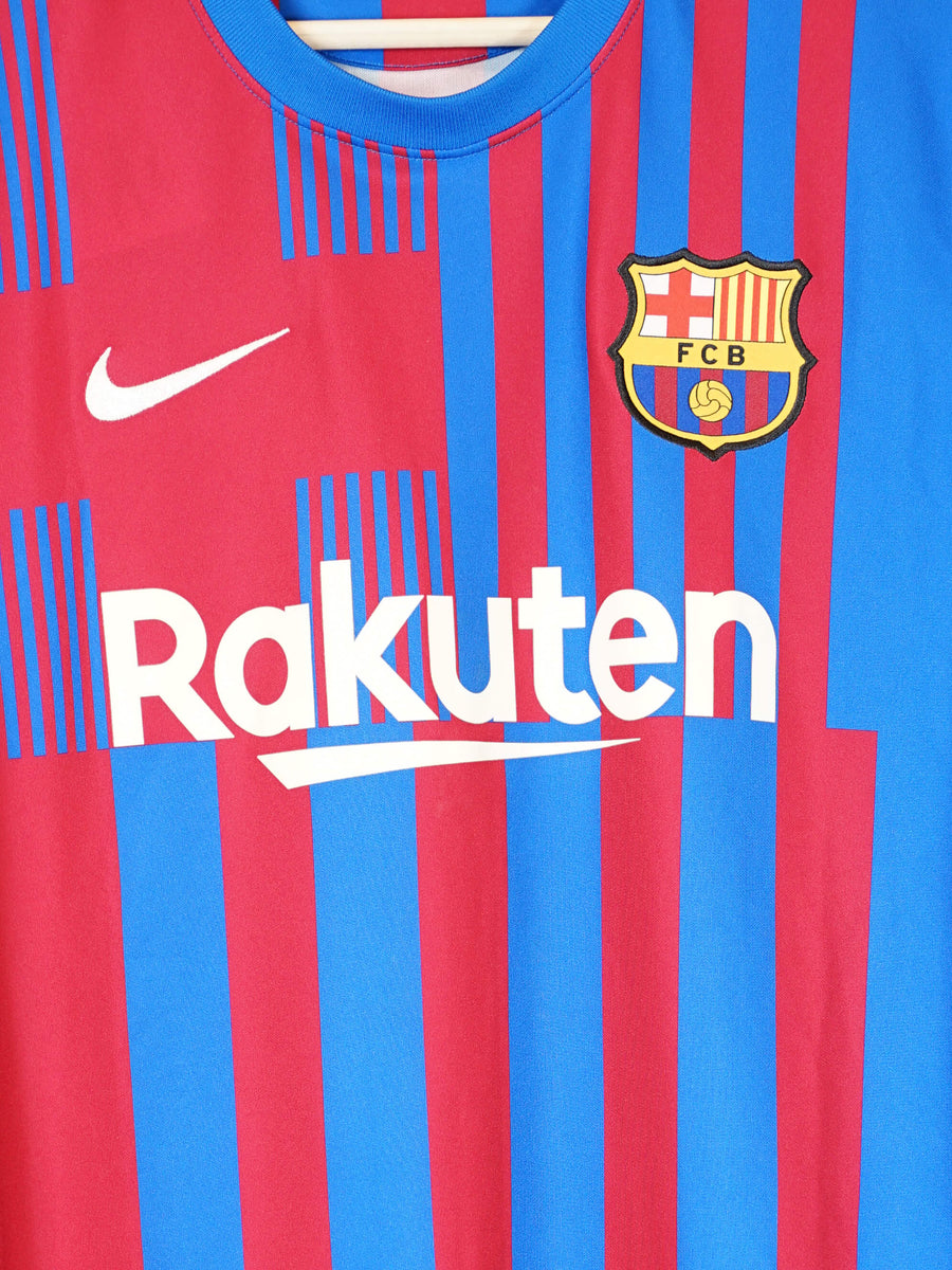 FC Barcelona Home Shirt 2021/22 Memphis 9 (L)