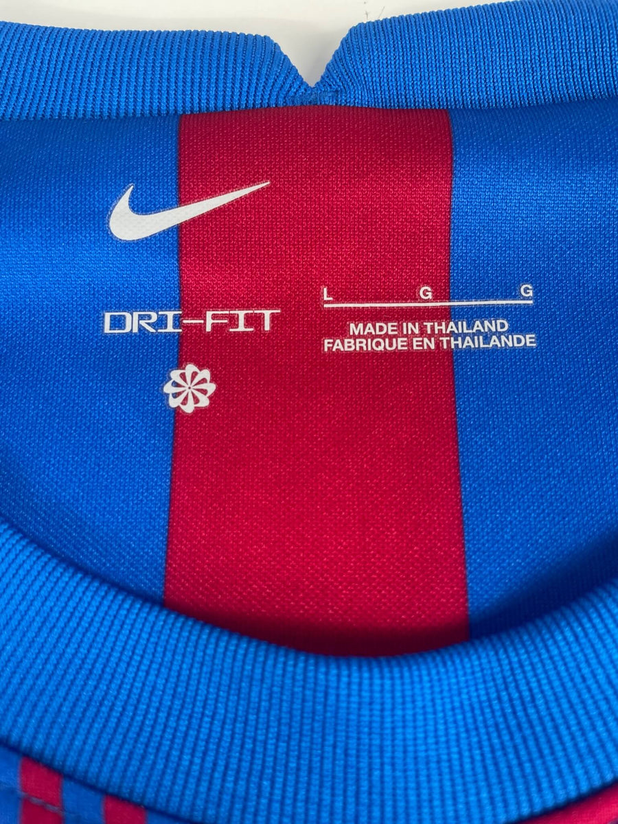 FC Barcelona Home Shirt 2021/22 Memphis 9 (L)