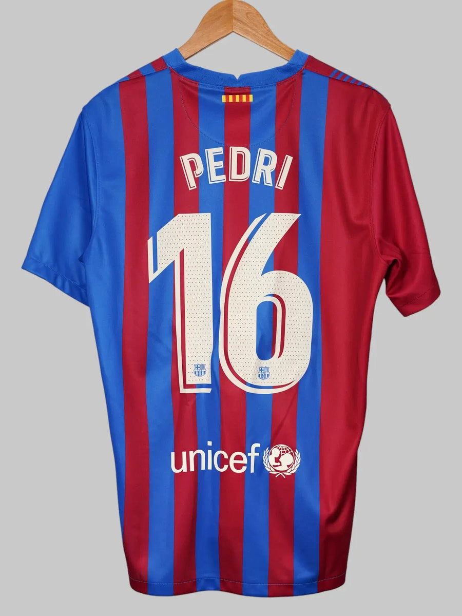 FC Barcelona Home Shirt 2021/22 Pedri 16 (L)