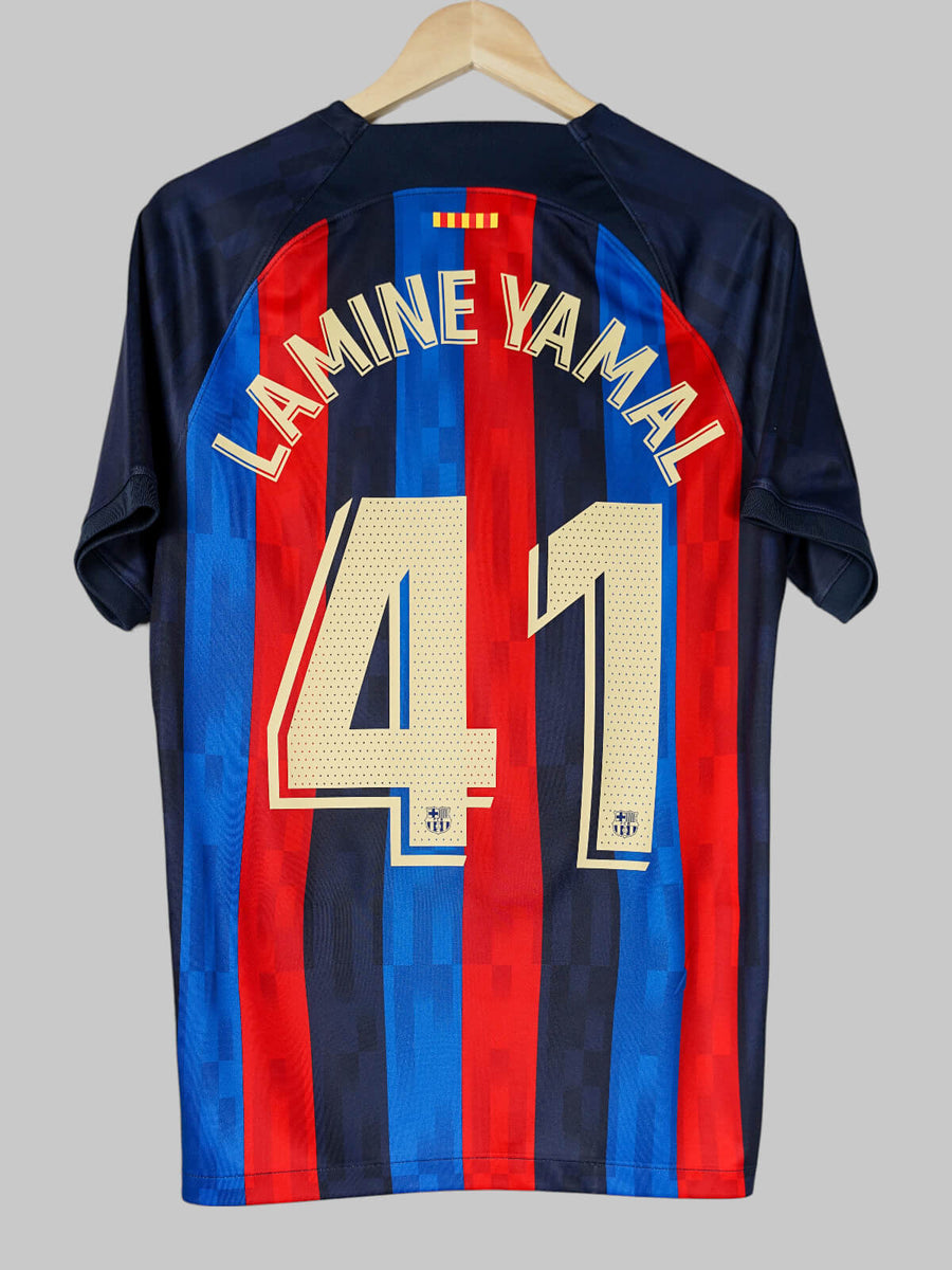 FC Barcelona Home Shirt 2022/23 Lamine Yamal 41 (M)