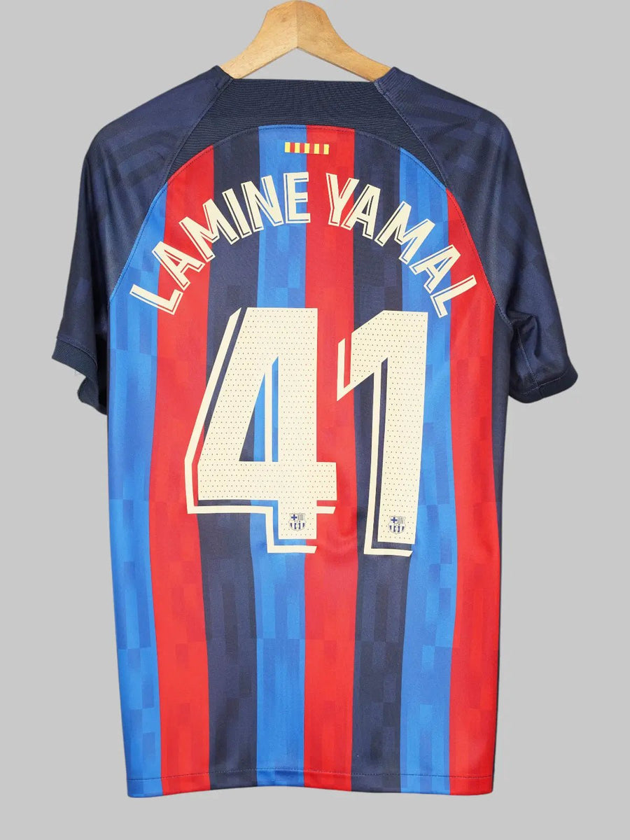 FC Barcelona Home Shirt 2022/23 Lamine Yamal 41 (S)