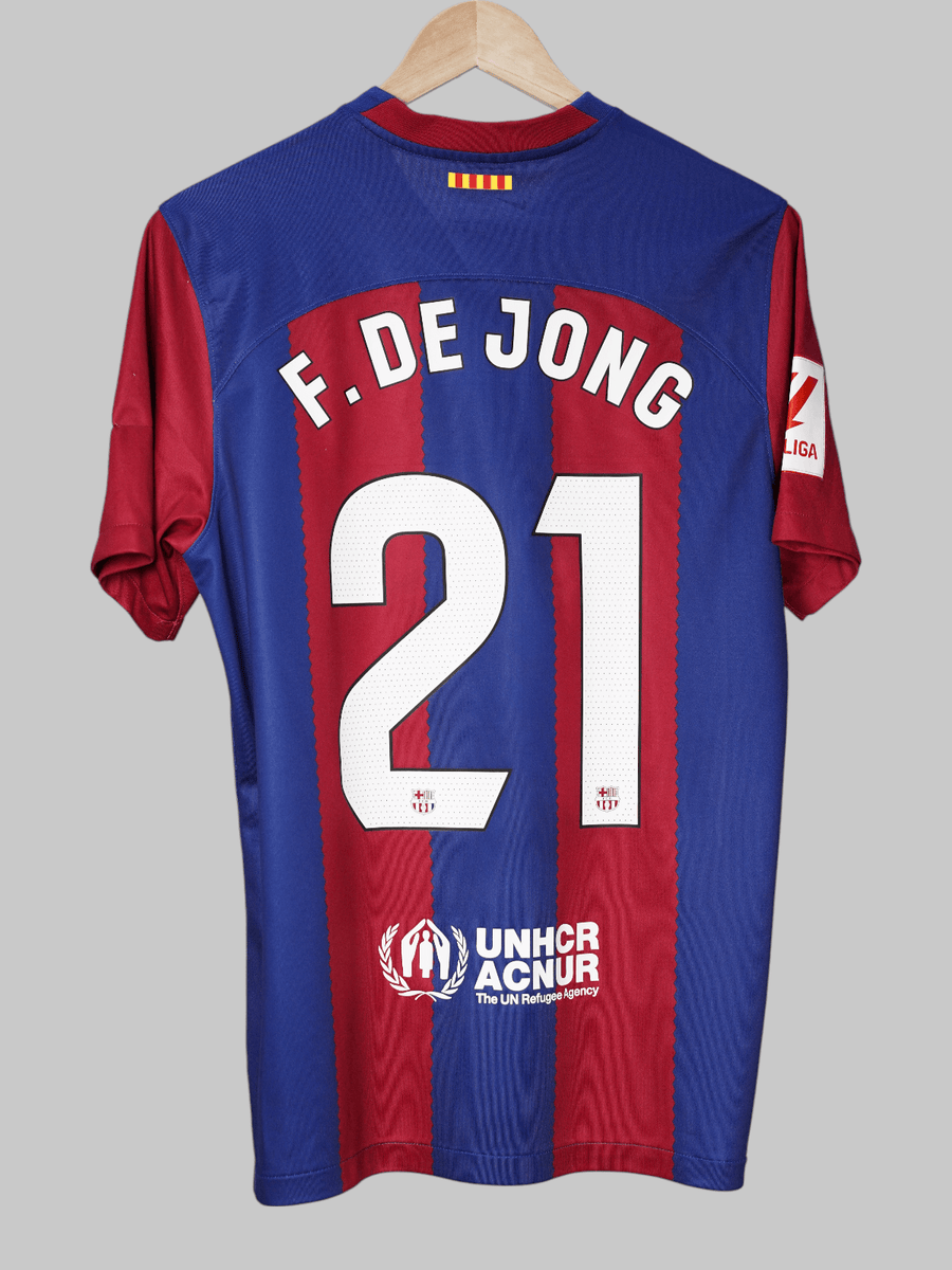 FC Barcelona Home Shirt 2023/24 de Jong 21 (M)