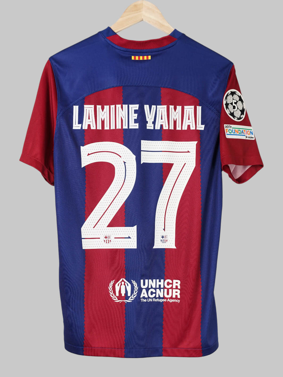 FC Barcelona Home Shirt 2023/24 Lamine Yamal 27 (M)