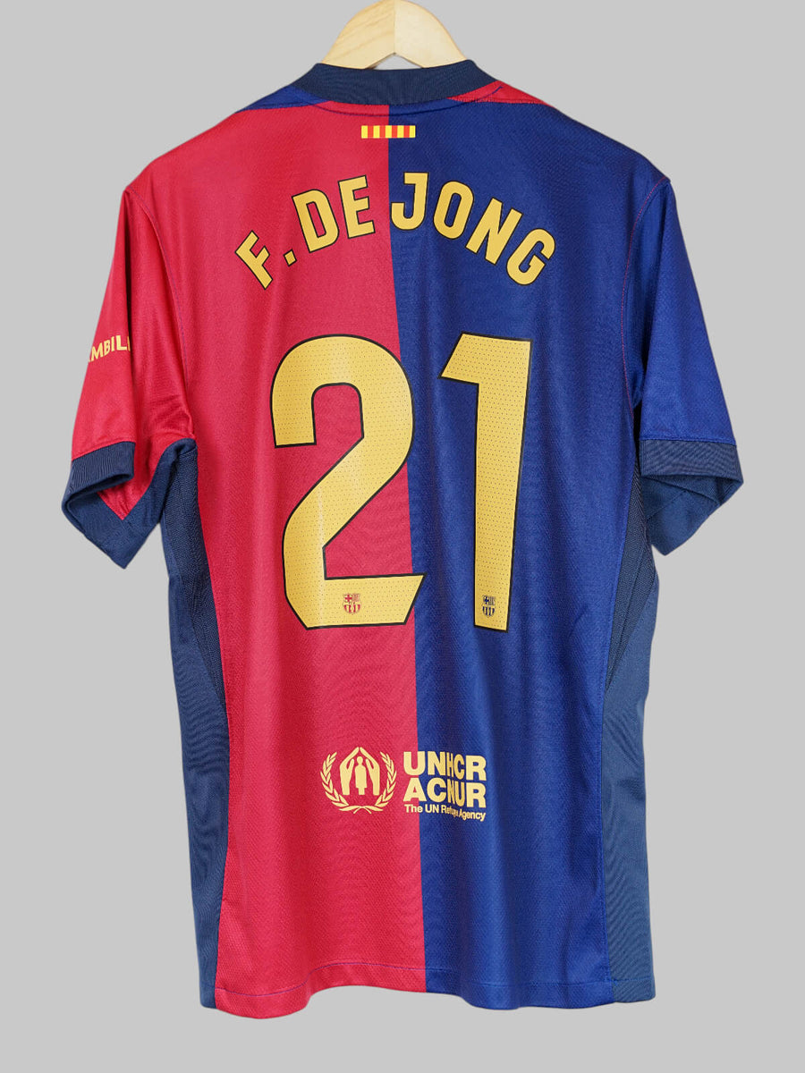 FC Barcelona Home Shirt 2024/25 F. De Jong 21 (L)