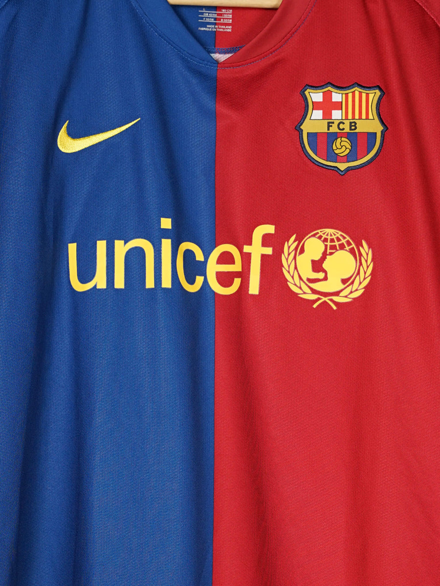 FC Barcelona Home Shirt L/S 2008/9 Messi 10 (L)