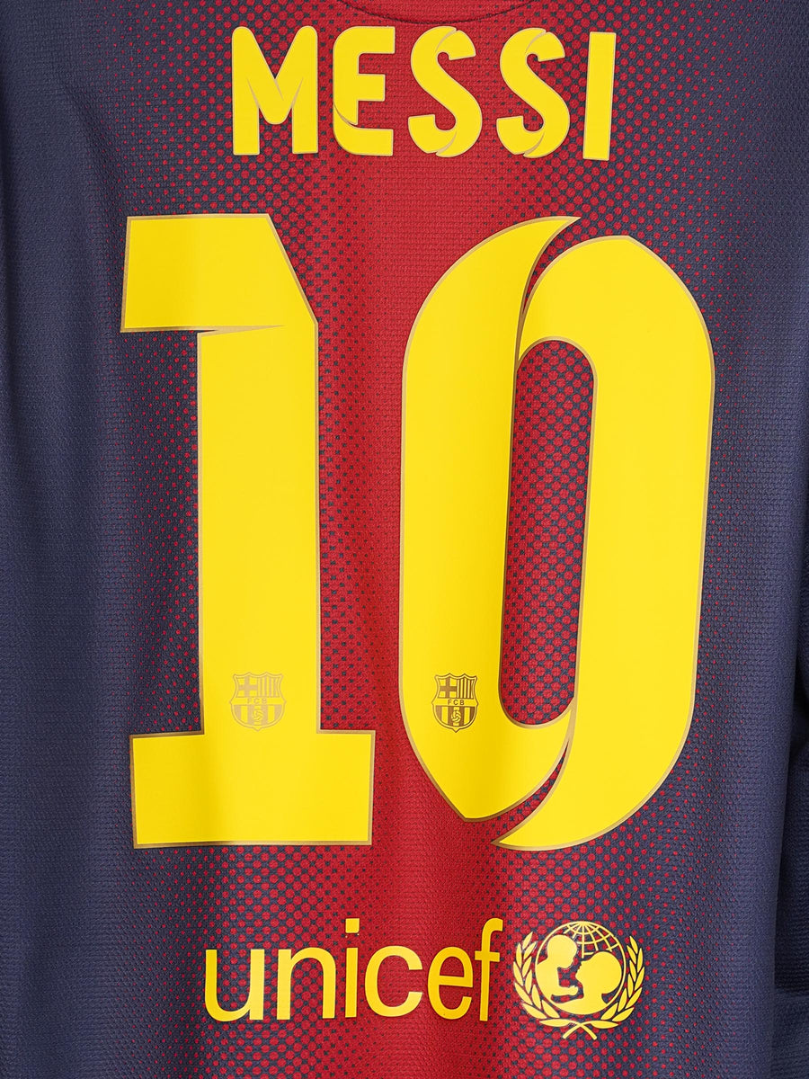FC Barcelona Home Shirt L/S 2012/13 Messi 10 (M)