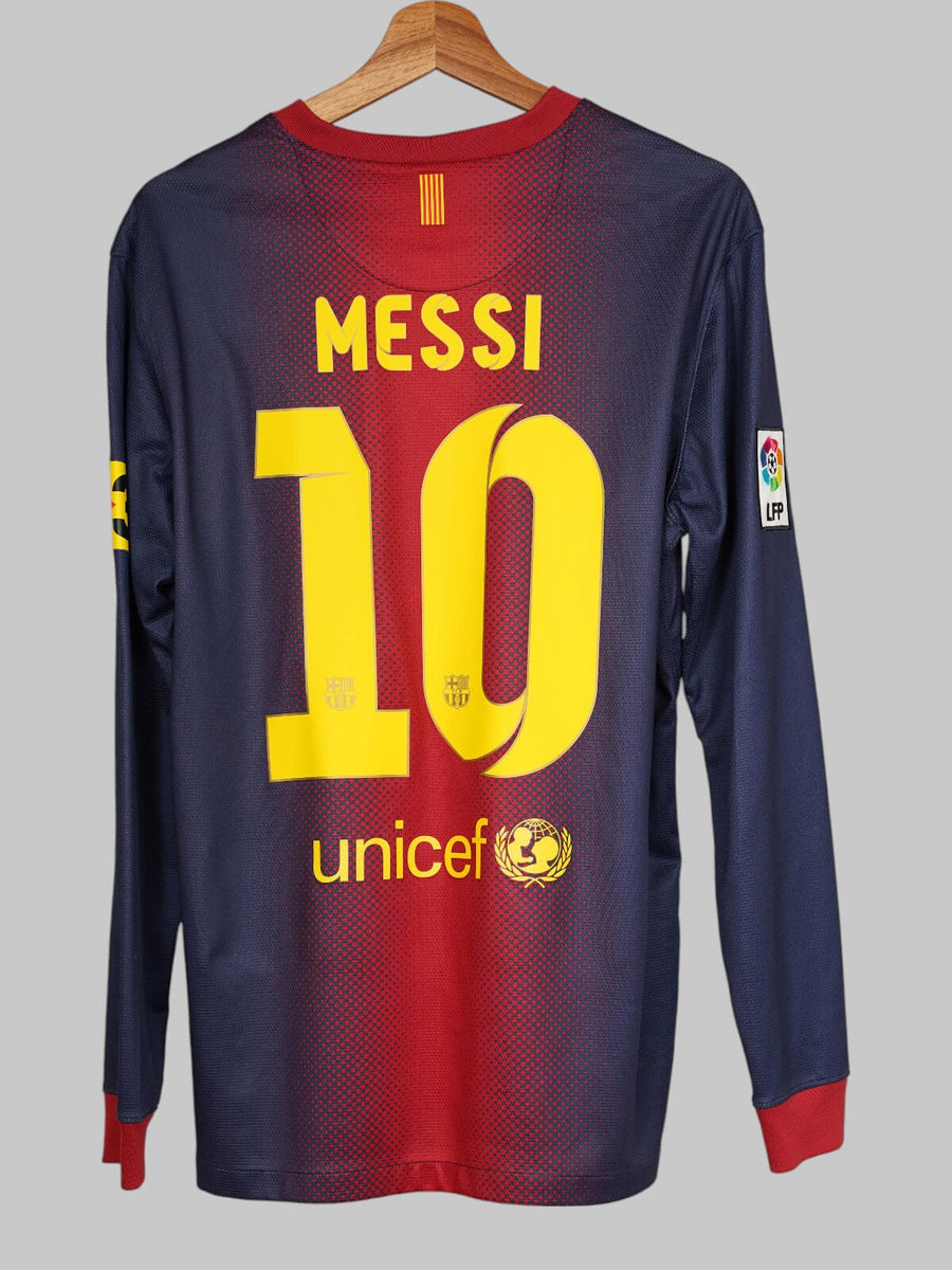 FC Barcelona Home Shirt L/S 2012/13 Messi 10 (M)